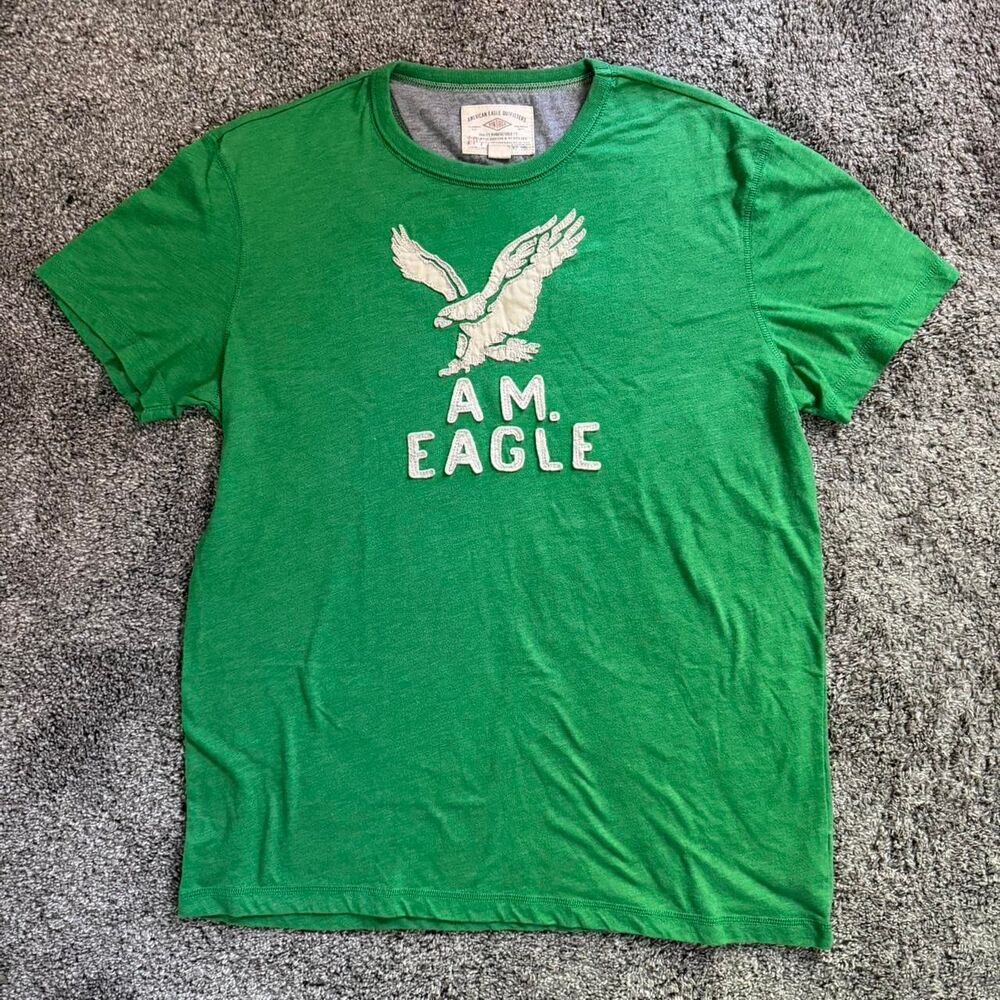 American-eagle-outfitters Men's Green T-shirt